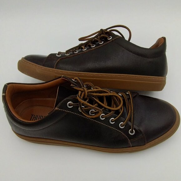 Thursday Everyday Cacao Premier Low Top Sneaker Dark Brown Size 10.5 - Picture 1 of 13